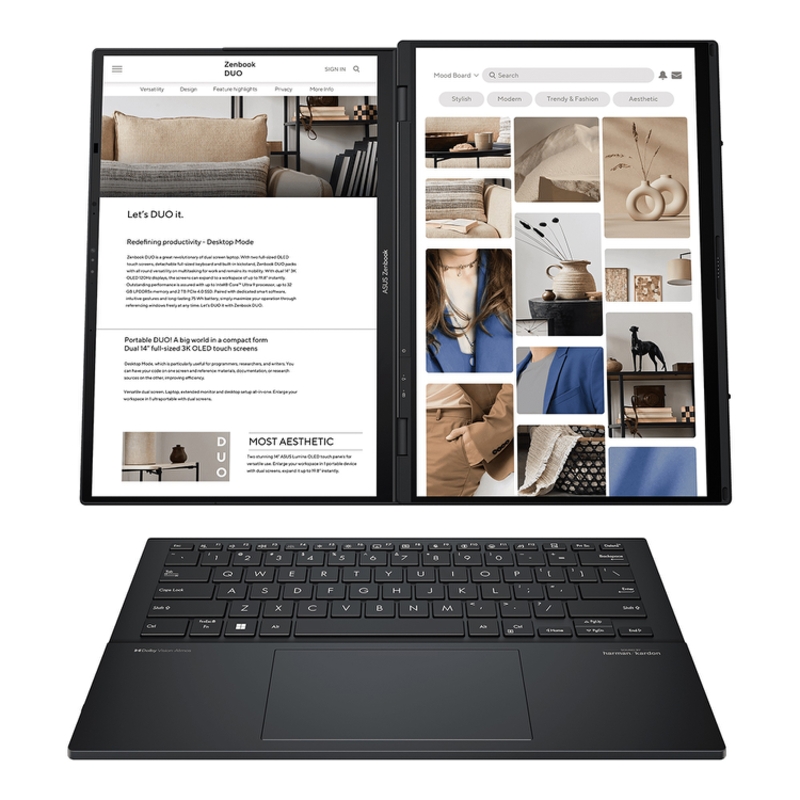 Ноутбук ASUS UX8406CA-QL345X Duo Touch 14+14, 32 ГБ ОЗУ, 1024 ГБ, 14 дюйма, фото 2