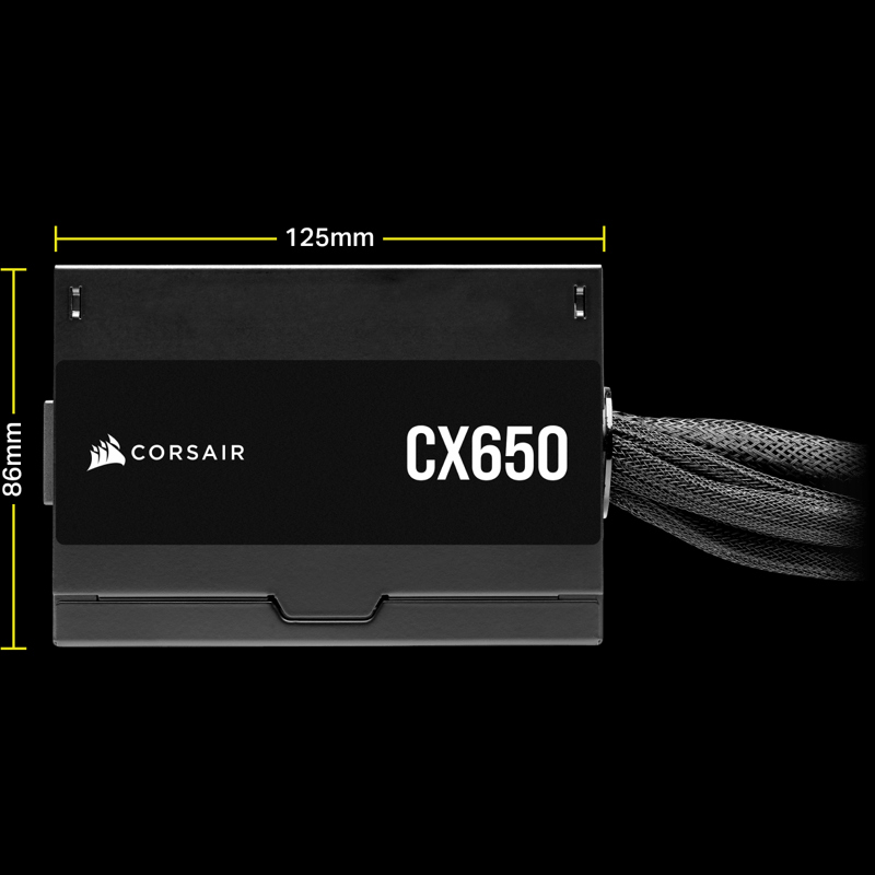 Блок питания Corsair CX650, 650 Вт, 80 PLUS Bronze, ATX, активный PFC, вентилятор 120x120 мм, фото 8