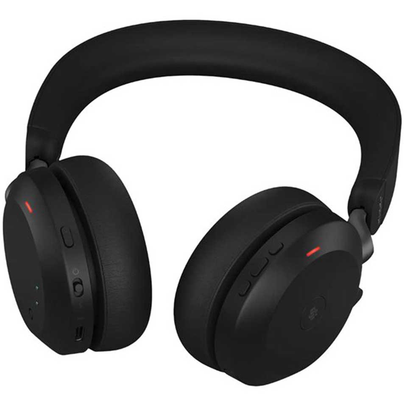 Гарнитура Jabra Evolve2 75 MS Stereo, Bluetooth 5.2, адаптер Link 380a USB-A, гибридное ANC, фото 7