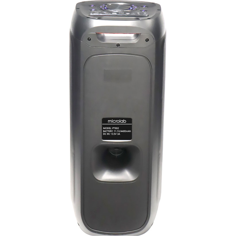 Акустическая система Колонки Microlab PT802 (Bluetooth: 5.0; 50 Вт, Входы: Bluetooth, TWS, Aux, USB, MicroSD; Вход для микрофона: 1, Вход для гитары: 1; Выход: USB 1A; ПИТАНИЕ: DC 13,5V 3A (адаптер); Пульт ДУ) (Microlab 6974229060555), фото 3