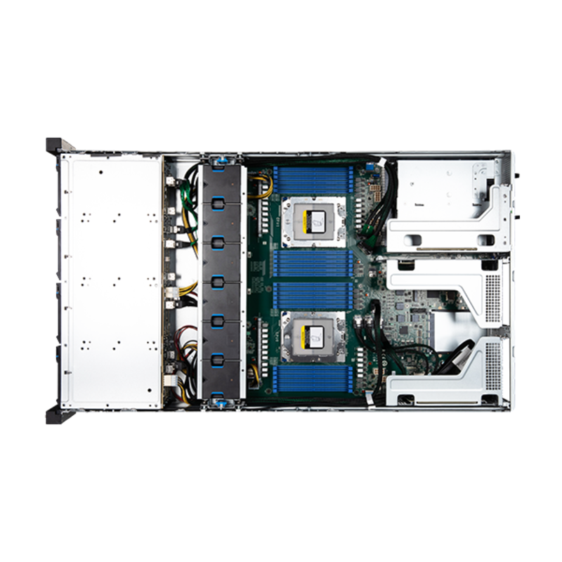 Серверная платформа MSI S2206-02, 2U,2x AMD EPYC SP5 9004/9005 360W (400W under specific conditions), 24x DDR5, 8x 3.5/2.5'' SATA (MSI 939-S312-008), фото 6
