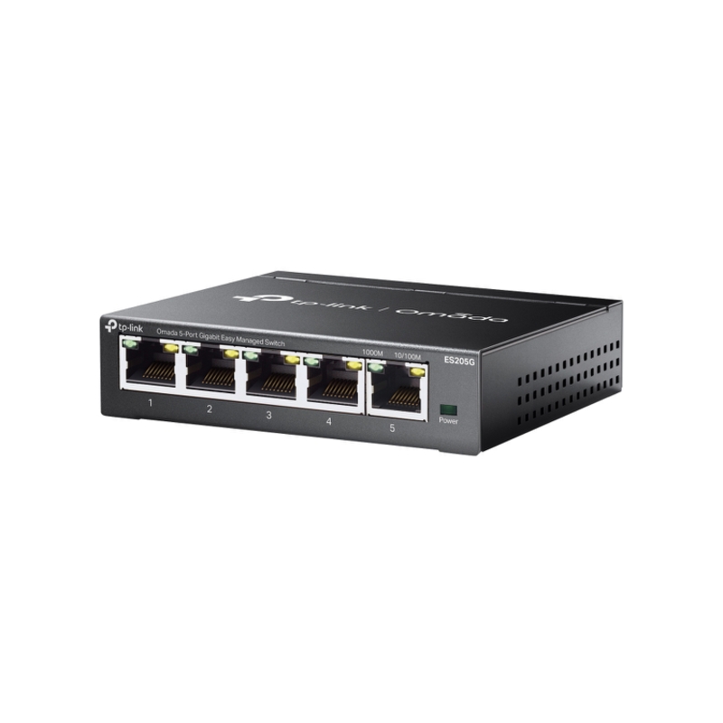 Коммутатор TP-Link Omada ES205G с облегчённым управлением, 5 портов 1 Гбит/с, фото 3