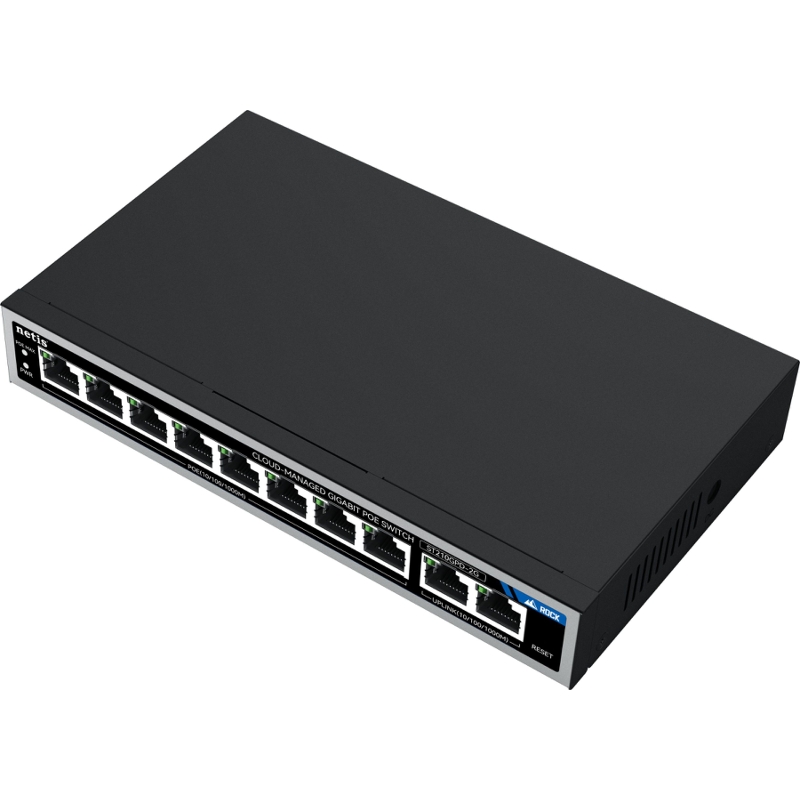 Коммутатор Netis ST210GPD-2G управляемый, 8 портов PoE 1 Гбит/с, 2 порта 1 Гбит/с, 117 Вт, фото 4