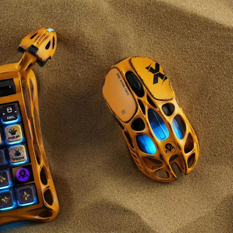 Игровая мышь/ Беспроводная игровая мышь Gravastar Mercury X Желтый, фото 7