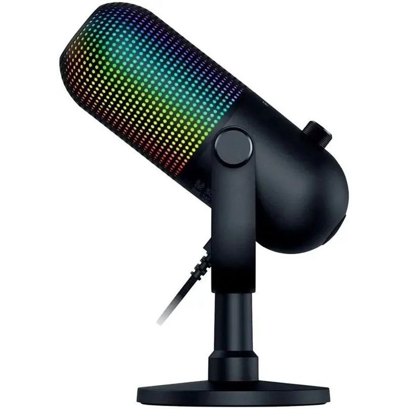 Микрофон Razer Seiren V3 Chroma, проводное подключение, USB Type-A, настольный, Black, фото 4