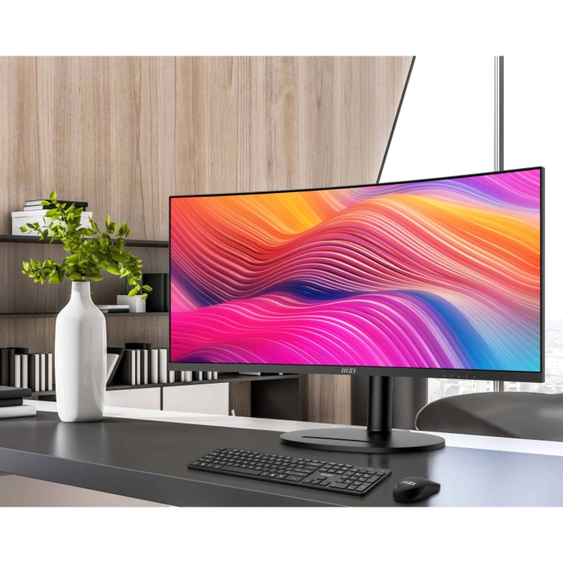 Монитор MSI Modern MD342CQP, 34 дюйма, 3440x1440, 120 Гц, VA, 300 кд/м², изогнутый, фото 8