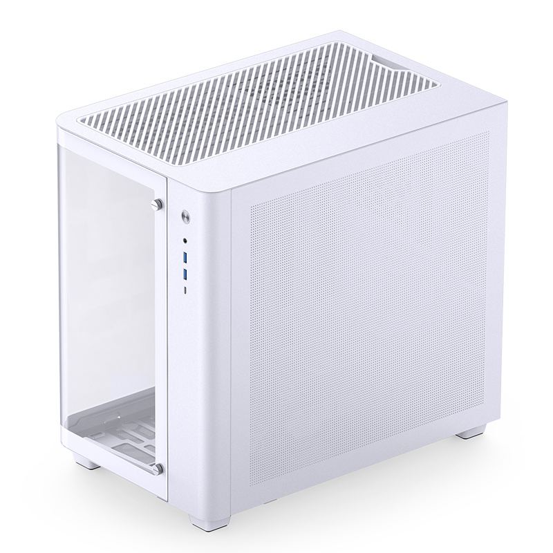Корпус для ПК Jonsbo TK-3, Mini Tower, белый, под ATX, mATX, Mini-ITX, материал закалённое стекло, сталь, фото 9