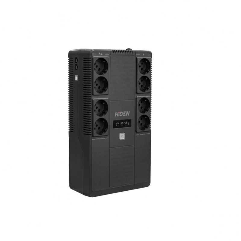 ИБП Hiden Line-Iinteractive Tower UPS Schuko LED ULS800E, 800 ВА, 480 Вт, Line-Interactive, 8 розеток, фото 3