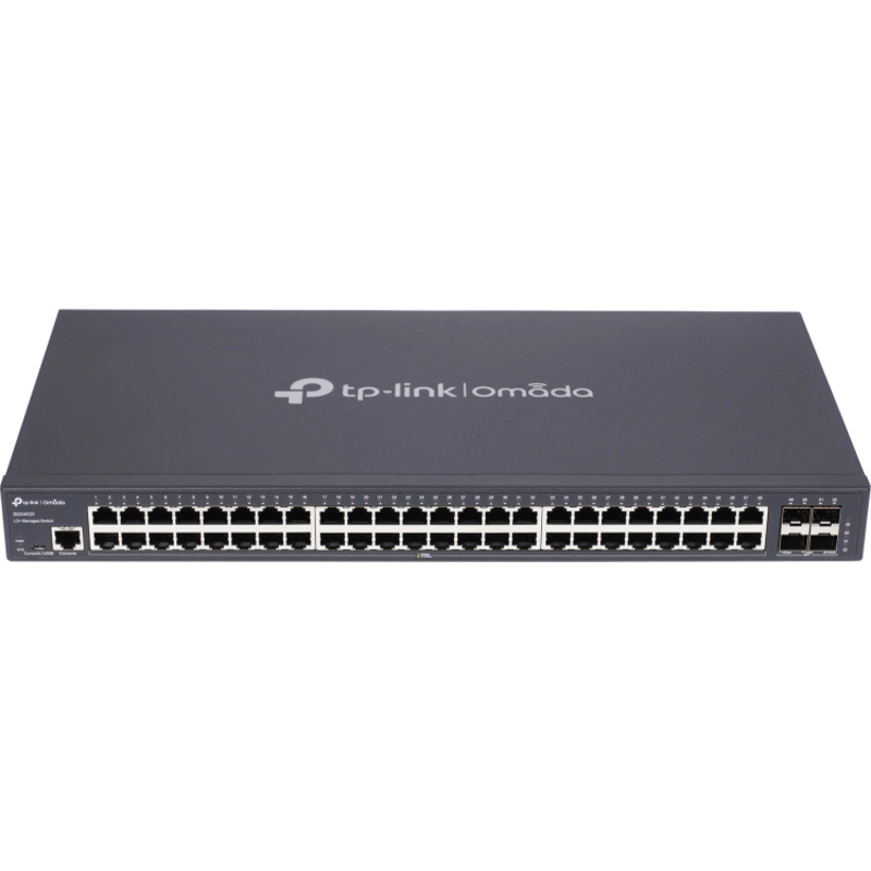 Коммутатор TP-Link JetStream SG3452X управляемый L2+, 48 портов 1 Гбит/с, 4 слота SFP+ 10 Гбит/с, фото 2