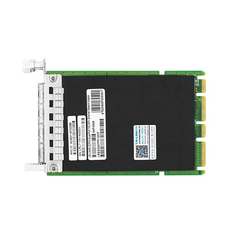 Сетевая карта LR-Link LRES3007PF-OCP, OCP 3.0, 4 порта SFP+ 10 Гбит/с, фото 5