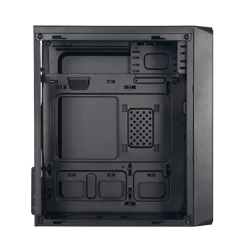 Корпус без блока Case Forza mATX case, black, w/o PSU, w/2xUSB3.0, no pwr cord, w/o FAN, фото 6