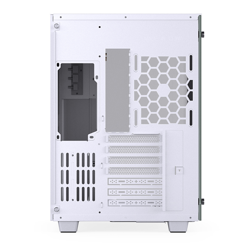 Корпус для ПК Jonsbo TK-3, Mini Tower, белый, под ATX, mATX, Mini-ITX, материал закалённое стекло, сталь, фото 7