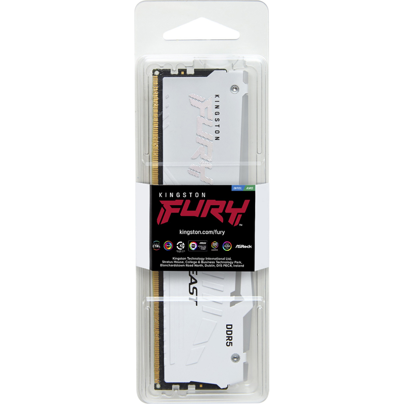Оперативная память Kingston KF556C40BWA-16, 16 ГБ, DDR5, 5600 МГц, DIMM, PC5-44800, CL40, фото 4