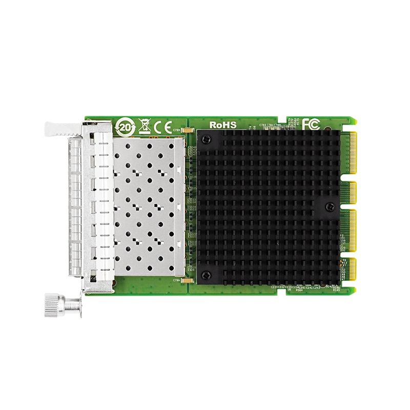 Сетевая карта LR-Link LRES3007PF-OCP, OCP 3.0, 4 порта SFP+ 10 Гбит/с, фото 2