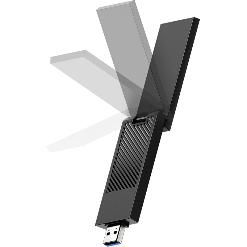 Wi-Fi адаптер Cudy WU5400 USB 3.0, Wi-Fi 6, 2,4/5/6 ГГц, фото 3