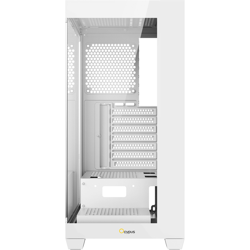 Корпус для ПК Ocypus Gamma C72 WH, Midi Tower, белый, под ATX, mATX, Mini-ITX, фото 2