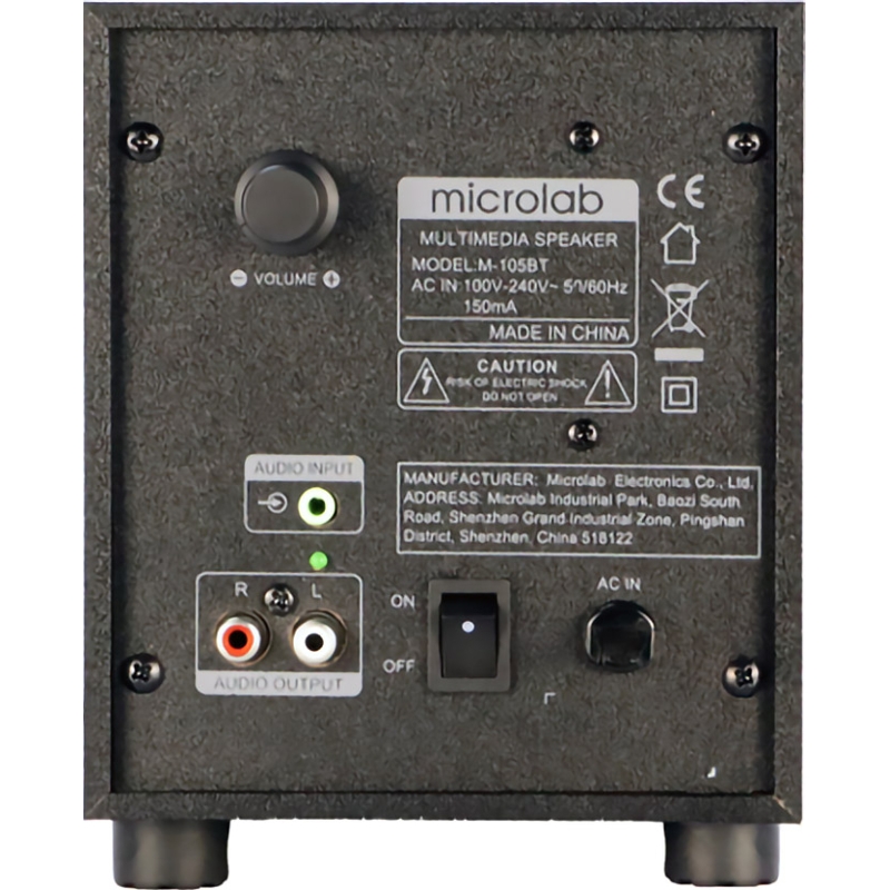 Акустическая система Колонки Microlab M-105BT, 10 Вт, проводное и беспроводное подключение, фото 4
