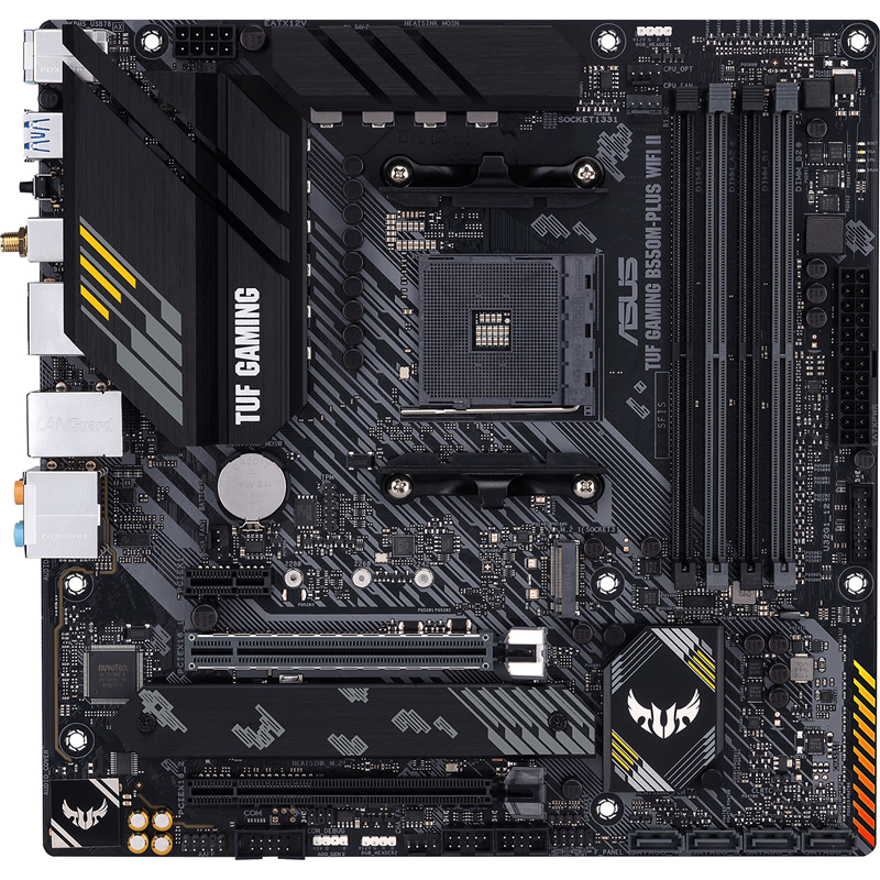 Материнская плата ASUS TUF B550M-PLUS WIFI II, AM4, AMD B550, mATX, DDR4, фото 2