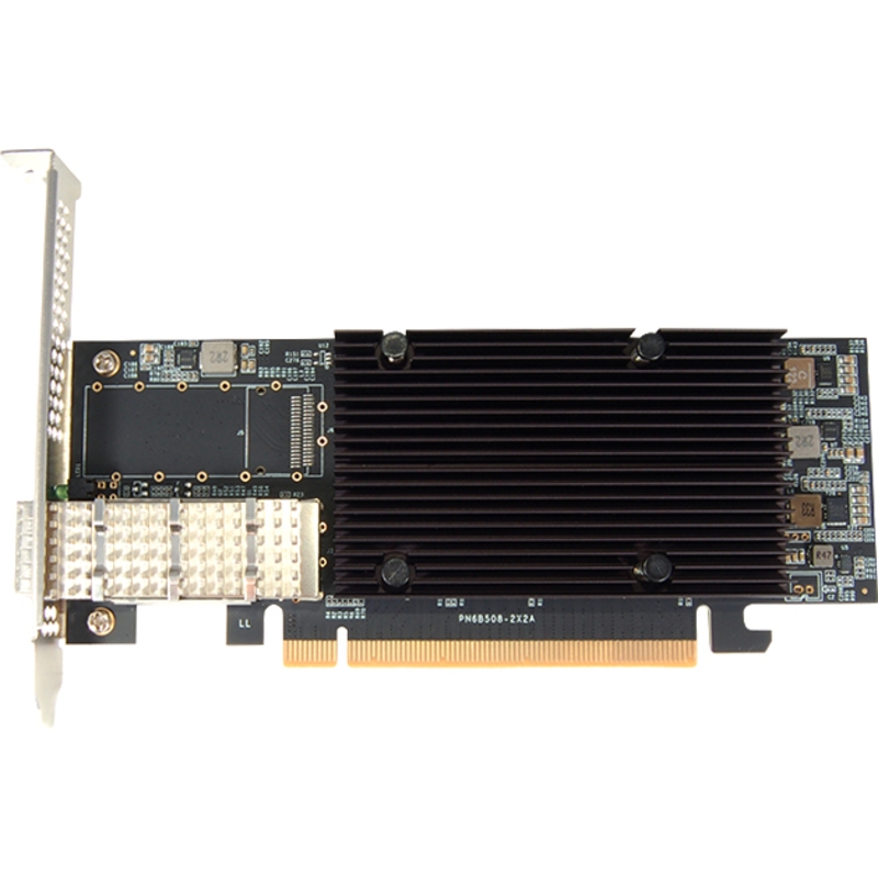 Сетевая карта Sunrich technology(h.k.) Broadcom PCIe 1-Port 200G QSFP56 Network Adapter, 1 порт, PCIe 4.0 x 16, фото 2