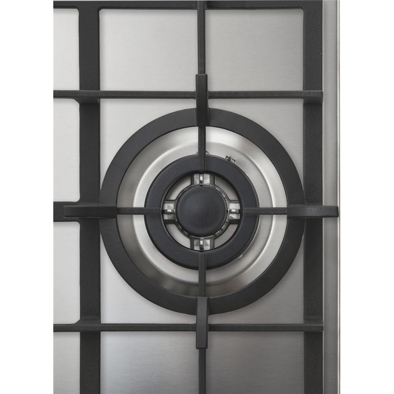 Варочная панель Korting Crystal HG 465 CTX, газовая, 45 см, 3 конфорки, WOK, нержавеющая сталь, фото 2