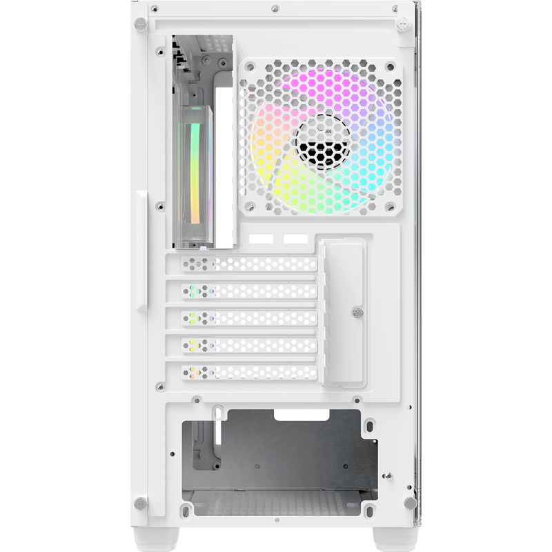 Корпус для ПК Ocypus Gamma C52 WH ARGB, Mini Tower, белый, под mATX, Mini-ITX, подсветка ARGB, фото 4