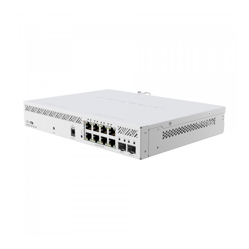 Коммутатор Mikrotik CSS610-8P-2S+IN управляемый, 8 портов 1 Гбит/с PoE, 2 SFP+, белый, фото 2
