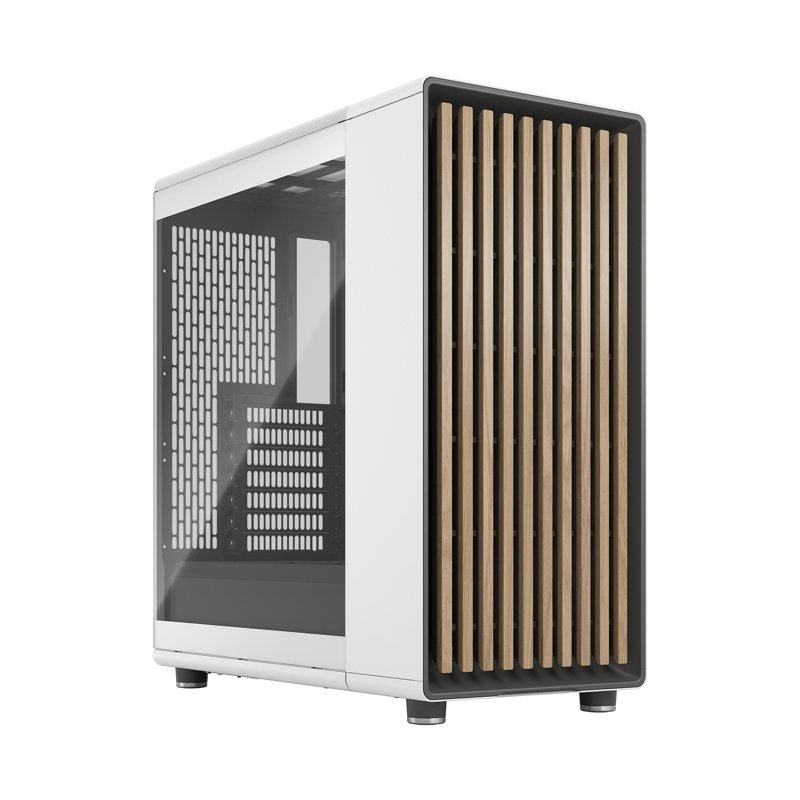 Корпус для ПК Fractal Design North TG Clear Tint, Midi Tower, белый, под ATX, mATX, Mini-ITX, фото 2
