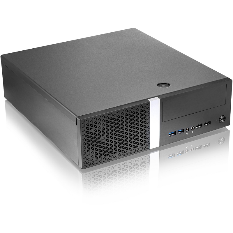 Корпус для ПК Foxline mATX Desktop, Mini Tower, с БП 300 Вт, чёрный, под mATX, Mini-ITX, материал сталь, фото 5