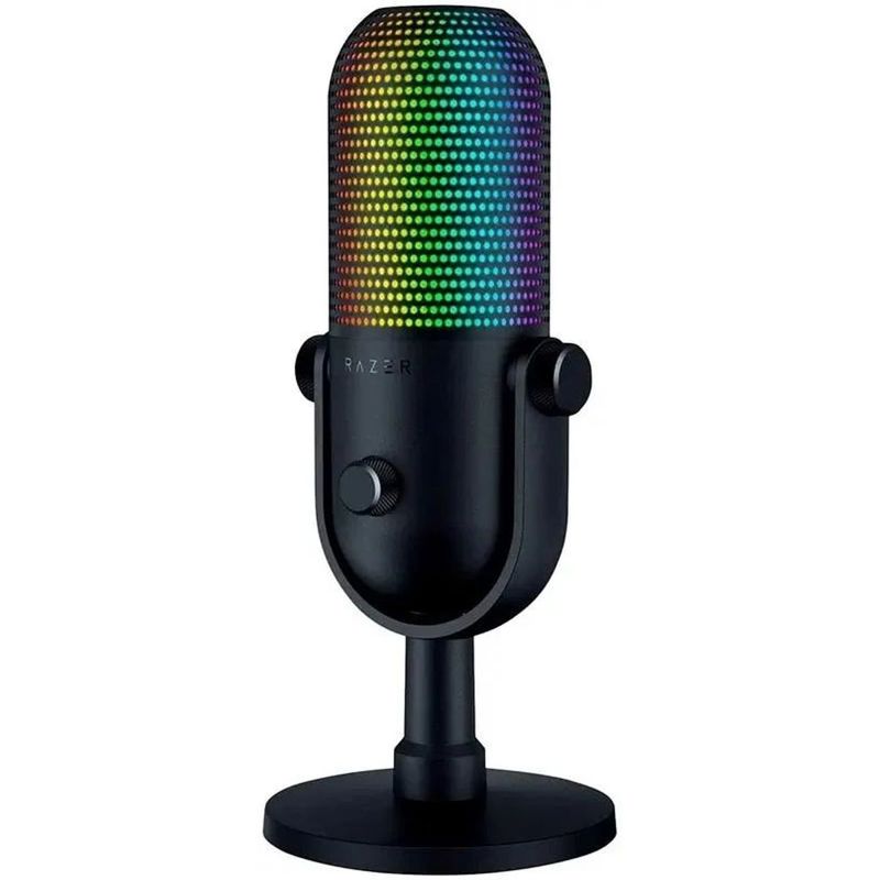 Микрофон Razer Seiren V3 Chroma, проводное подключение, USB Type-A, настольный, Black, фото 2