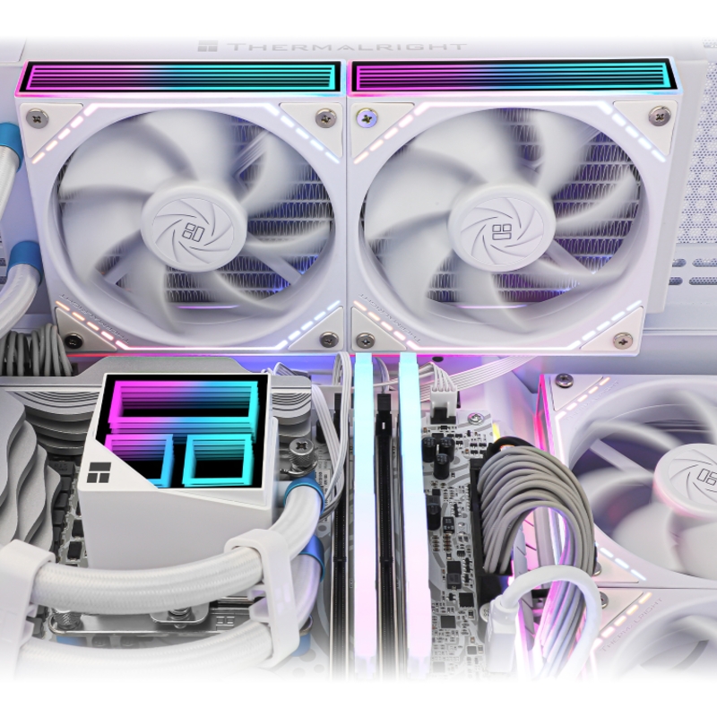 Система жидкостного охлаждения Thermalright Frozen Infinity 240, вентилятор 120 мм, белый, фото 6