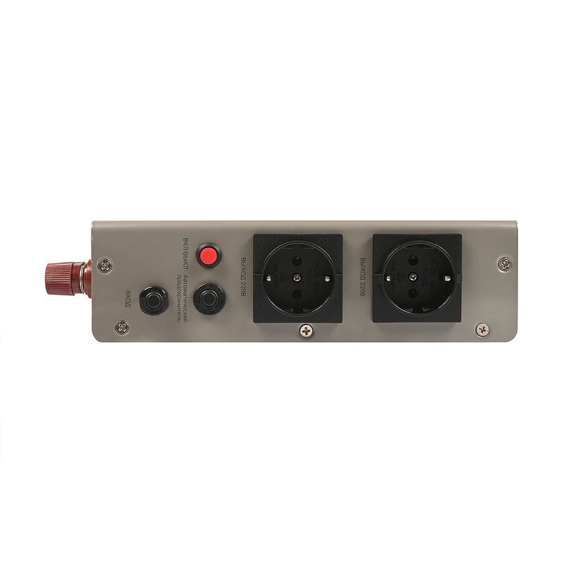 ИБП POWERMAN Smart 800 INV, silver, line-interactive, 800VA/480W, 140-275V, 2 Euro sockets, external battery 12V from 45Ah to 200Ah (not included), charging current 13A, LCD display, wall-mounted, 410mm x 268mm x 70mm, 8.98 kg (POWERMAN Smart 800 INV Silv, фото 4