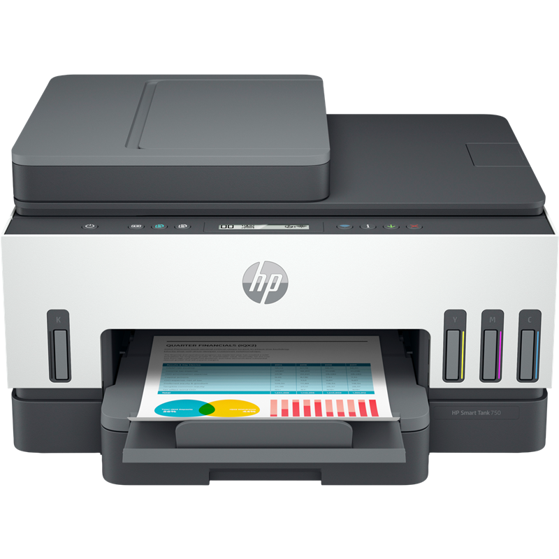 МФУ струйное HP Smart Tank 750, A4, цветная печать, 15 стр./мин, двусторонняя печать, USB, Wi-Fi, фото 5