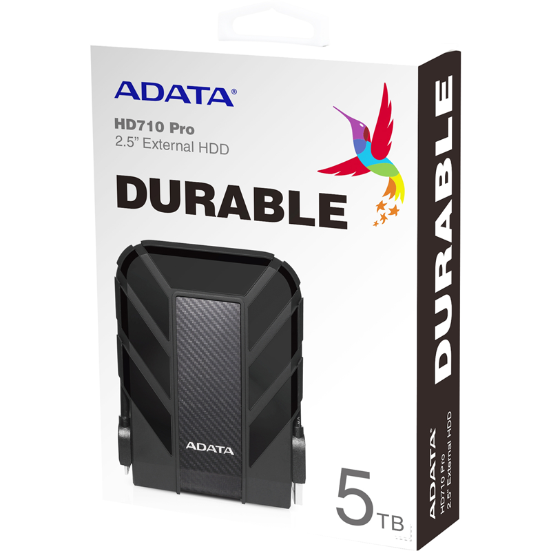 Внешний жёсткий диск 5TB ADATA HD710 Pro (Black), IP68, USB 3.2 Gen1, 133x99x27mm, 390g (ADATA AHD710P-5TU31-CBK), фото 6