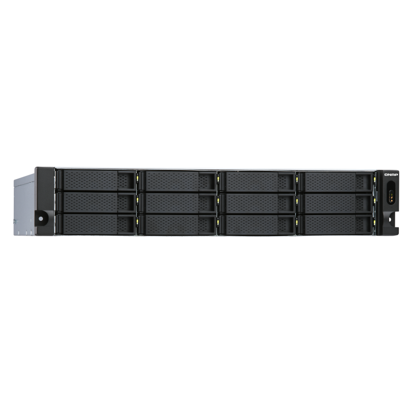 Полка расширения сетевого хранилища без дисков SMB QNAP TL-R1200S-RP SATA 6GB/s JBOD storage enclosure, 12-tray 3,5"/2,5" w (QNAP TL-R1200S-RP), фото 2