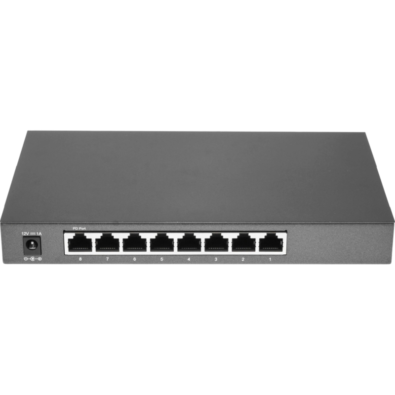 Коммутатор TP-Link смарт, 8 портов 1 Гбит/с, VLAN, LACP, зеркалирование портов, стальной корпус, фото 4