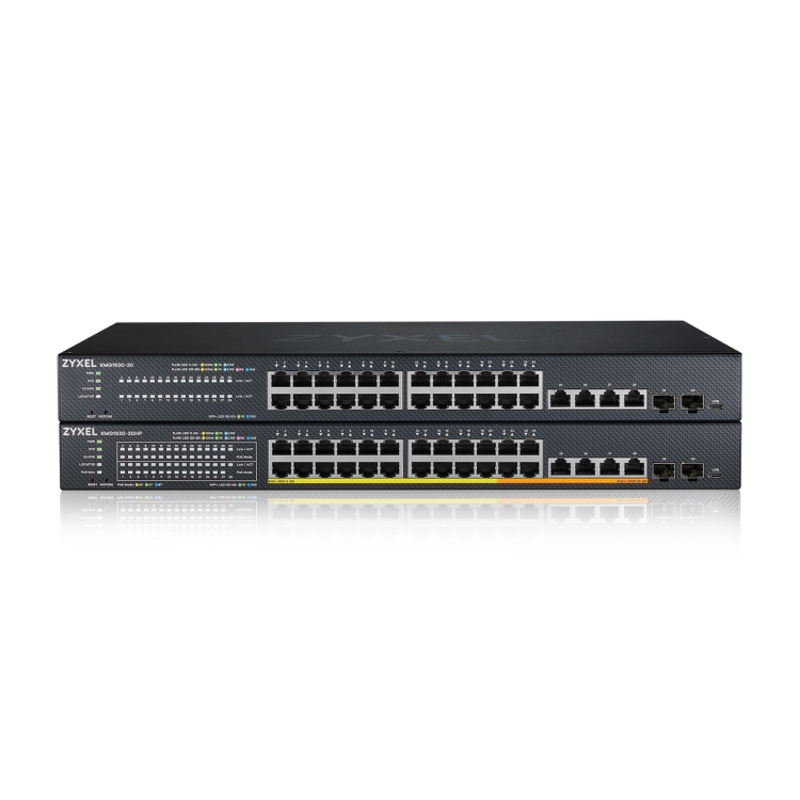 Коммутатор ZYXEL XMG1930-30 смарт L2+, 24 порта 2,5 Гбит/с, 4 порта 10 Гбит/с, 2 SFP+, 19″, фото 5