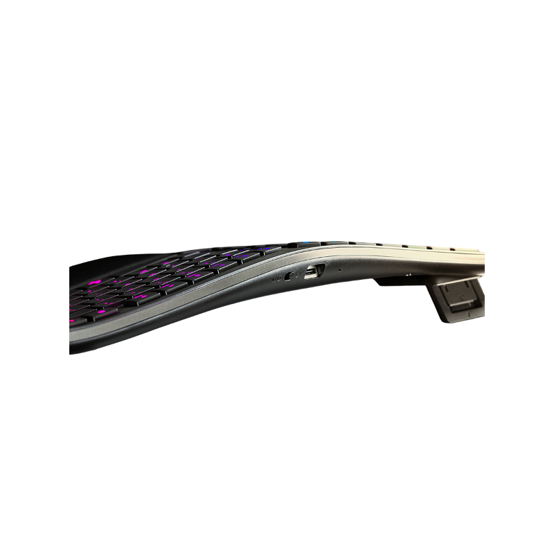 Клавиатура Razer Pro Type Ergo - US Layout, USB-C, Bluetooth, радиоканал, мембранные, чёрный, фото 3