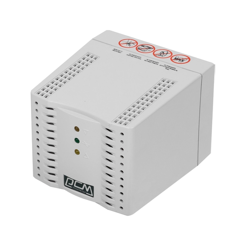 Стабилизатор напряжения Powercom Tap-Change TCA-3000 ступенчатый, 3000 ВА / 1500 Вт, 4 розетки Schuko, фото 4