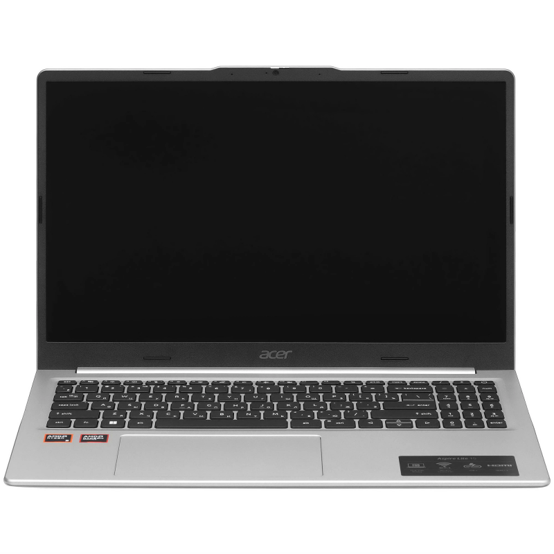 Ноутбук ACER Aspire Lite AL15-21P-R0R4 15.6"(1920x1080 (матовый) IPS)/AMD Ryzen 5 40(2.8Ghz)/8192Mb/512PCISSDGb/noDVD/Int:AMD Vega/Cam/BT/WiFi/50WHr/war 1y/1.5kg/Silver/NoOS, фото 2