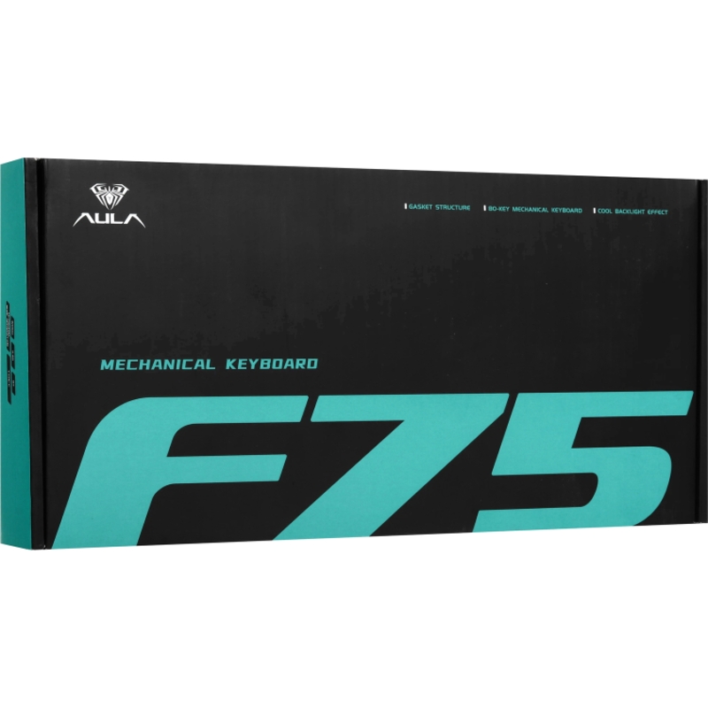 Клавиатура AULA F75 Gradient Reaper, проводное и беспроводное подключение, серый, подсветка, фото 8