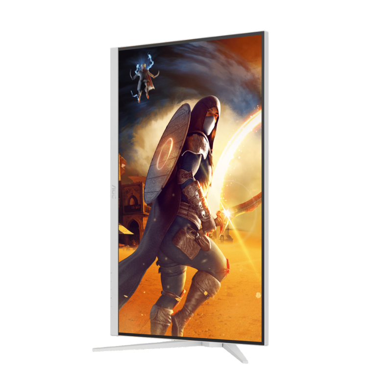 Монитор AOC Q27G4/WS, 27 дюймов, 2560x1440, 200 Гц, IPS, белый, DP 1.4 x 1, HDMI 2.0 x 1 и др., фото 6