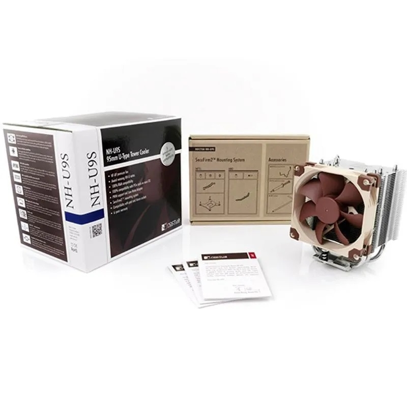 Кулер для процессора Noctua NH-U9S, AM4, AM5, LGA115X, LGA1200, LGA1700, LGA1851, до 140 Вт, вентилятор 92 мм, фото 4