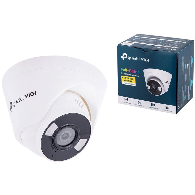 IP-камера TP-Link VIGI C440 турельная, 4 Мп, полноцветная, PoE, 2,8 мм, фото 2