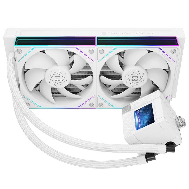 Система жидкостного охлаждения Thermalright Core Matrix 240 Vision, вентилятор 120 мм, белый, фото 3