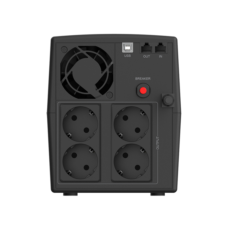 ИБП CBR Line Interactive 1500VA, 1500 ВА, 900 Вт, 4 розетки, CEE 7 (евровилка), фото 3