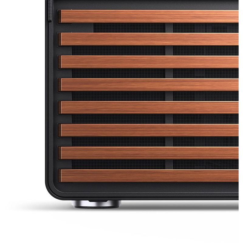 Корпус для ПК Jonsbo N5, Mini Tower, чёрный, под ATX, E-ATX, mATX, Mini-ITX, материал алюминий, дерево, сталь, фото 28