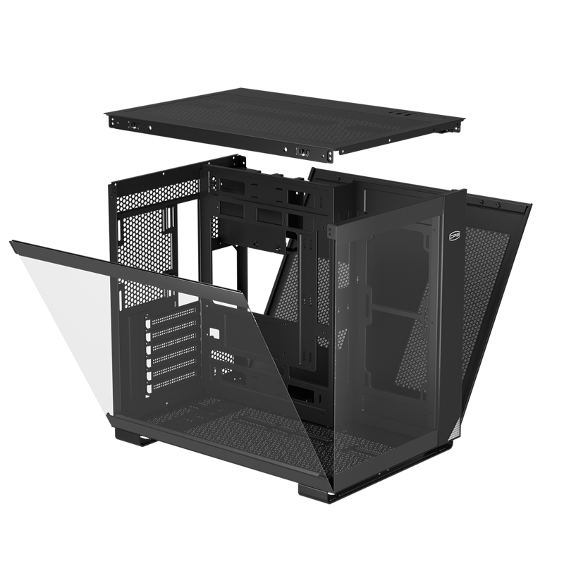 Корпус для ПК PcCooler C3 T500 BK, Midi Tower, чёрный, под ATX, mATX, mITX, фото 4