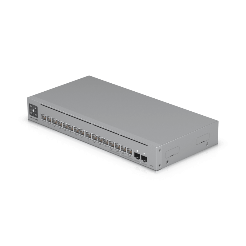 Коммутатор Ubiquiti USW-Pro-Max-16 управляемый, 12 портов 1 Гбит/с, 4 порта 2,5 Гбит/с, 2 SFP+, фото 6