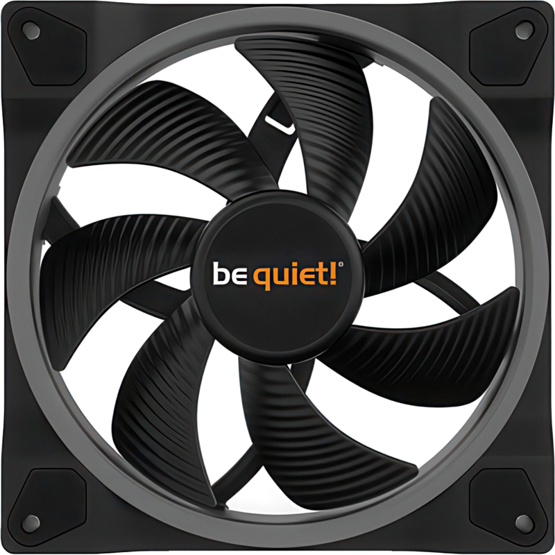 Корпусной вентилятор be quiet! Cooler LIGHT WINGS, вентилятор 140 мм, 1500 об/мин, поток 56 CFM, шум 23.3 дБА, фото 7