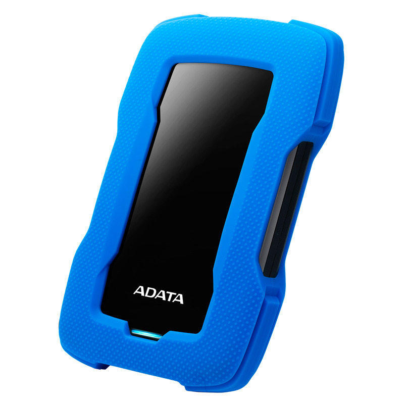 Внешний жёсткий диск 2TB ADATA HD330 (Blue), Silicone, USB 3.2 Gen1, 133x89x16mm, 190g (ADATA AHD330-2TU31-CBL), фото 3